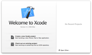 Xcode起動